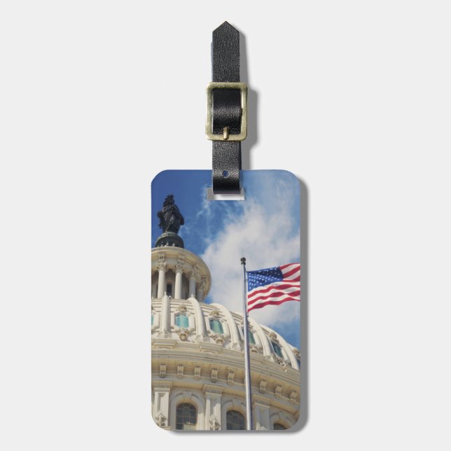 USA, Columbia, Washington DC, Capitol Building Luggage Tag (Front Vertical)
