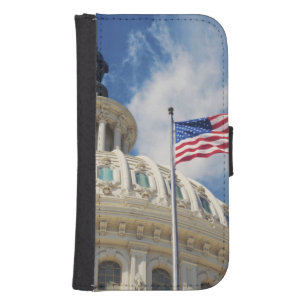 USA, Columbia, Washington DC, Capitol Building Galaxy S4 Wallet Case