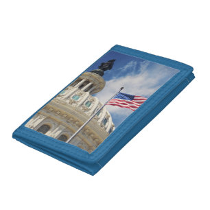 USA, Columbia, Washington DC, Capitol Building Trifold Wallet