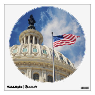 USA, Columbia, Washington DC, Capitol Building Wall Sticker