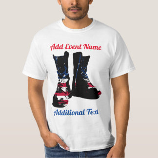 USA Combat Boots T-Shirt