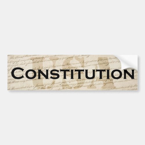 USA Constitution Bumper Sticker