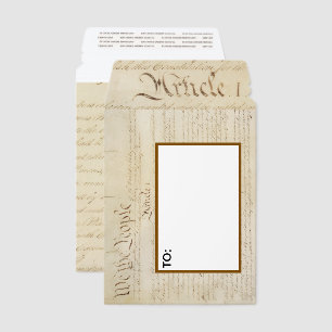 USA Constitution First Page Business Casual Mailer