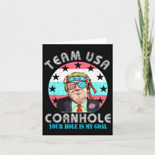 Usa Cornhole Shirt Team Cornhole Shirts Funny Corn Card