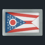 usa country state ohio flag rectangular belt buckle<br><div class="desc">usa country state ohio flag</div>