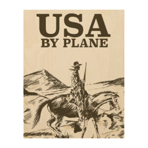 USA Cowboy Travel poster