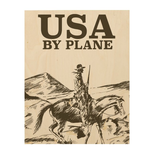 USA Cowboy Travel poster (Front)