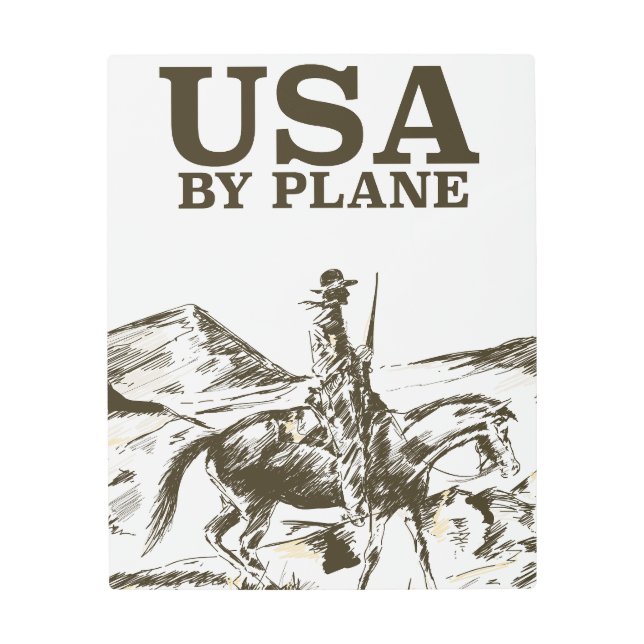 USA Cowboy Travel poster (Front)