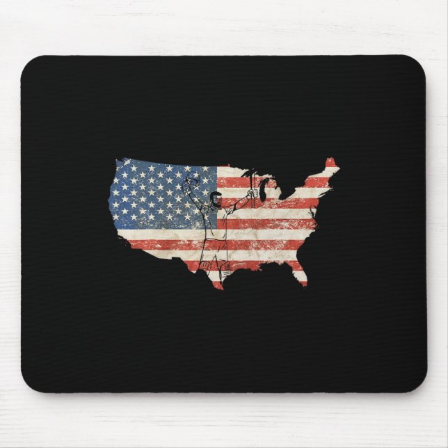 Usa Cricket America Cricket In Usa Fans  Mouse Pad (Front)