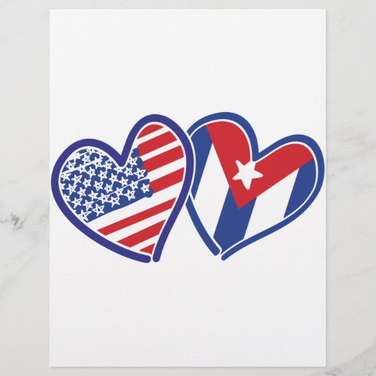 USA Cuba Love Hearts (Front)