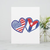 USA Cuba Love Hearts (Standing Front)