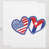 USA Cuba Love Hearts (Front/Back)
