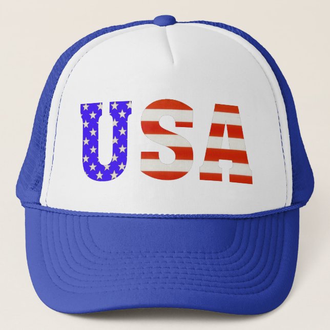 USA Customize me! Trucker Hat (Front)