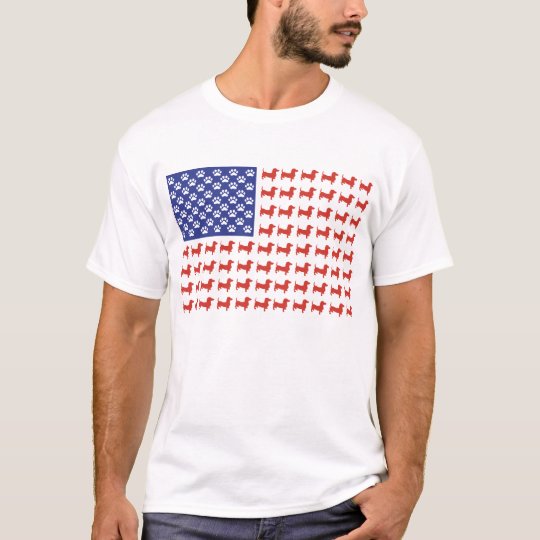 dachshund flag shirt