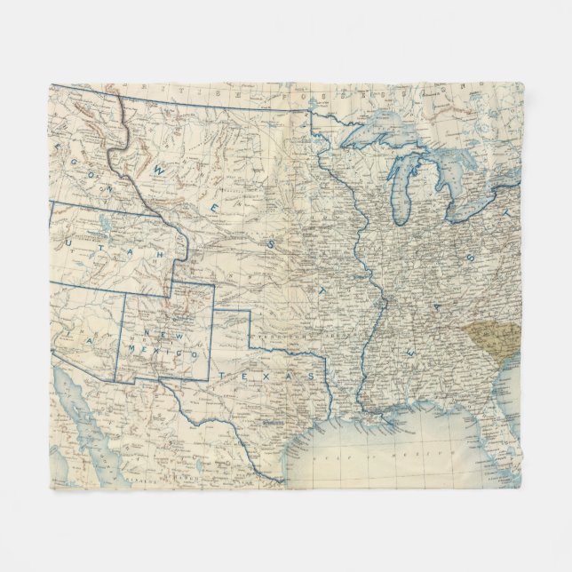 USA Dec 1860 Fleece Blanket (Front (Horizontal))