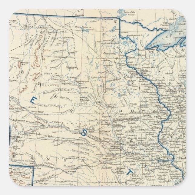 USA Dec 1860 Square Sticker (Front)