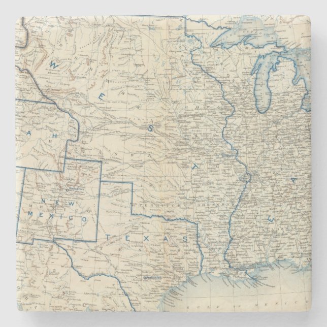 USA Dec 1860 Stone Coaster (Front)