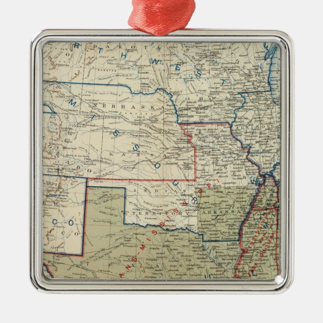 USA Dec 1863 Metal Ornament (Front)