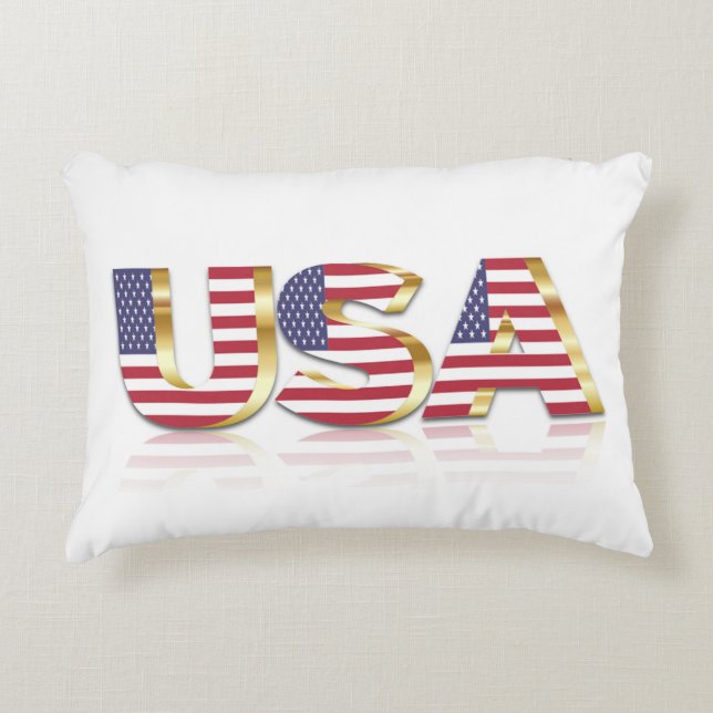 USA DECORATIVE PILLOW (Front)