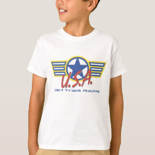 USA Dirt Track Pit Crew T-Shirt