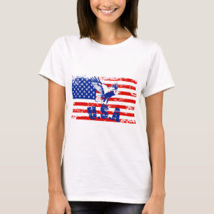 usa distressed bald eagle T-Shirt