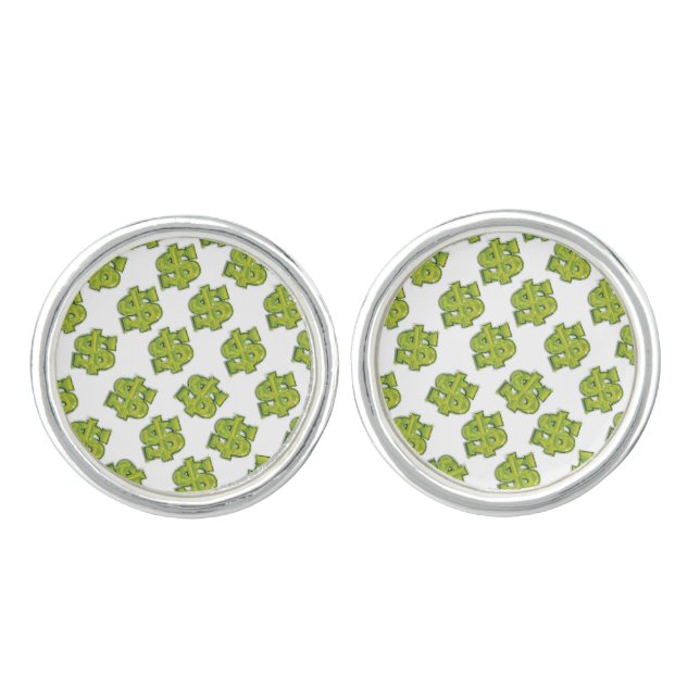 USA Dollar Cufflinks (Front)