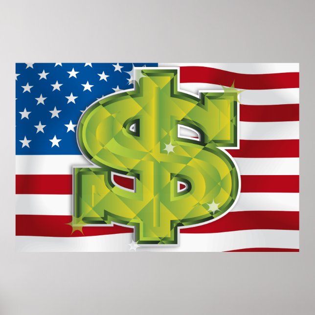 USA Dollar Poster (Front)