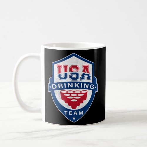 Usa Drinking Team 4Th Of July Independence Day Dru Coffee Mug
