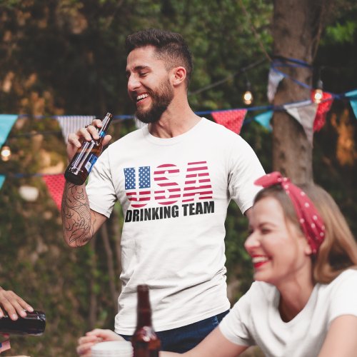 USA Drinking Team T_Shirt