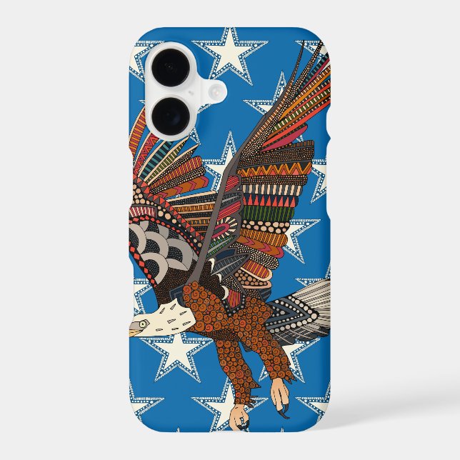 USA eagle blue Case-Mate iPhone Case (Back)