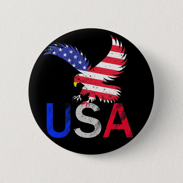 USA Eagle Button (Front)