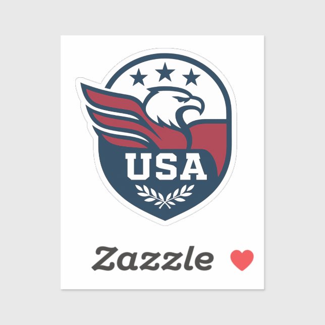 USA Eagle Crest Sticker (Sheet)