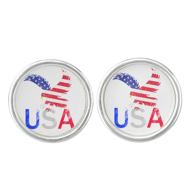 USA Eagle Cufflinks (Front)