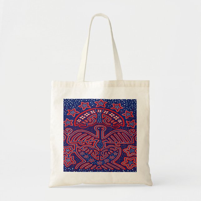 USA Eagle Democratic Patriot Tote Bag (Front)