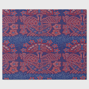 USA Eagle Democratic Patriot Wrapping Paper