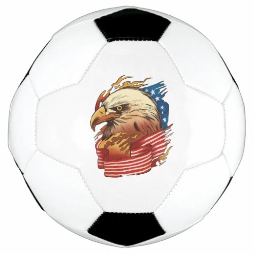 USA eagle flag Soccer Ball