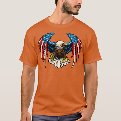 USA Eagle Flight T_Shirt