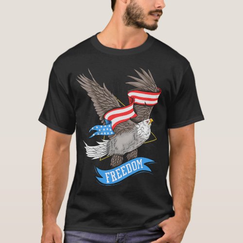 Usa Eagle Freedom T_Shirt