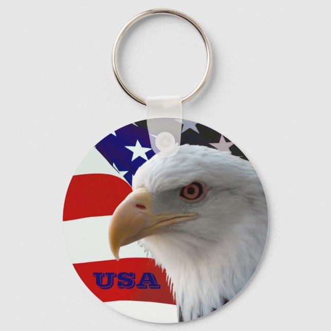 USA Eagle Keychain (Front)