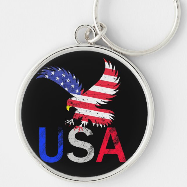 USA Eagle Keychain (Front)