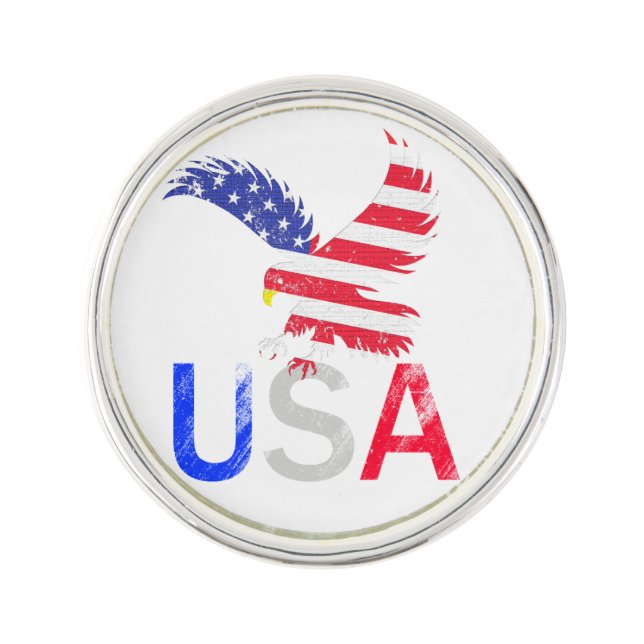 USA Eagle Lapel Pin (Front)