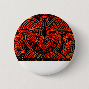 USA EAGLE PATRIOT - FIGHT FOR DEMOCRACY! BUTTON