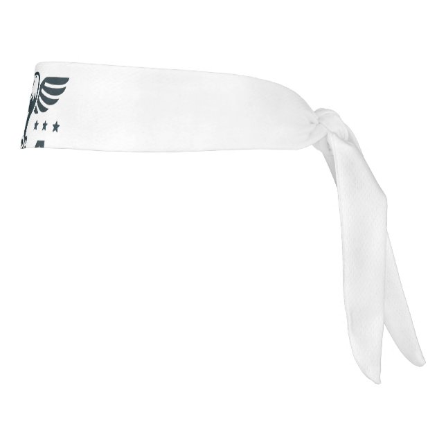 USA Eagle Patriotic Desig -Stars and Stripes Style Tie Headband (Rotate 90)