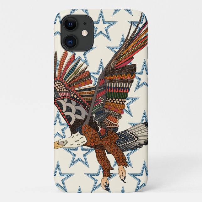 USA eagle pearl Case-Mate iPhone Case (Back)