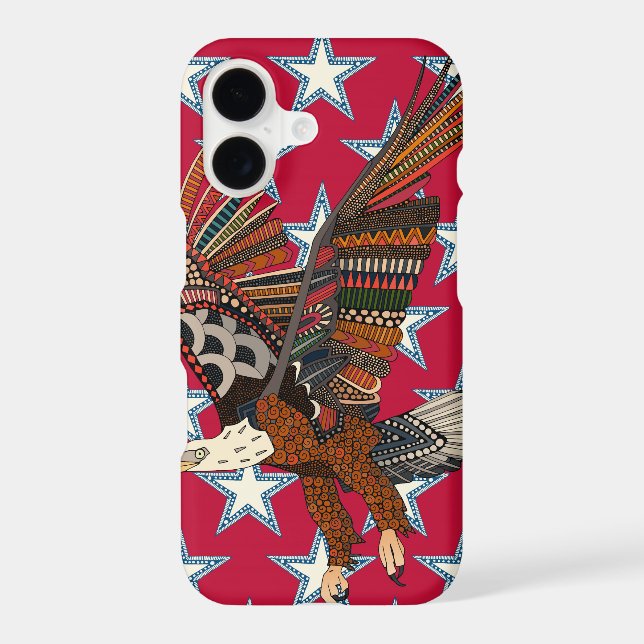USA eagle red Case-Mate iPhone Case (Back)