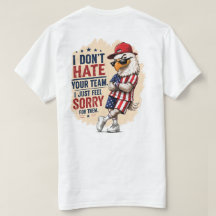 USA Eagle Rivalry Humor Soccer Fan Tee