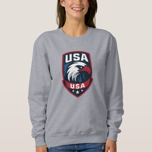 USA Eagle Sports Crest Sweatshirt (Front)