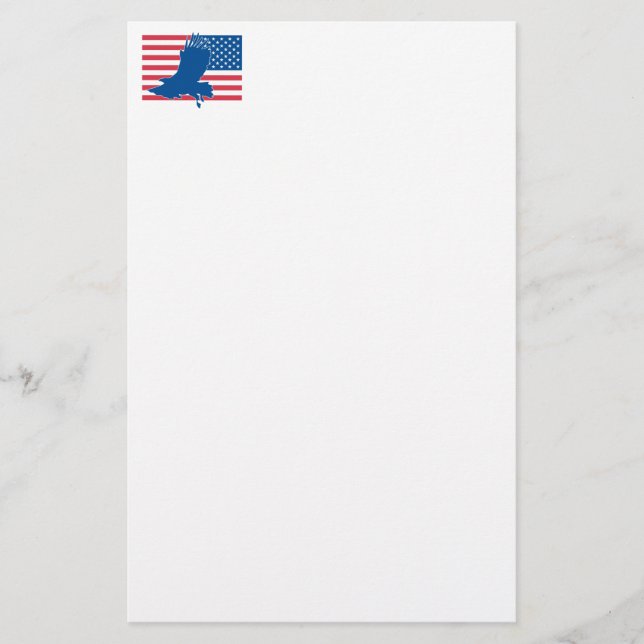 USA eagle Stationery (Front)