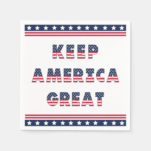 USA Elections Party Collection! Napkins (Front)