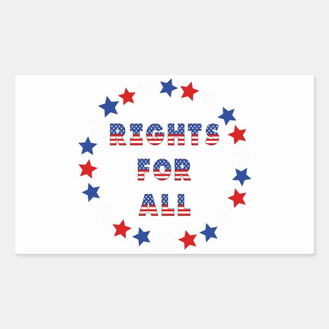 USA Elections Party Collection!  Rectangular Sticker (Front)